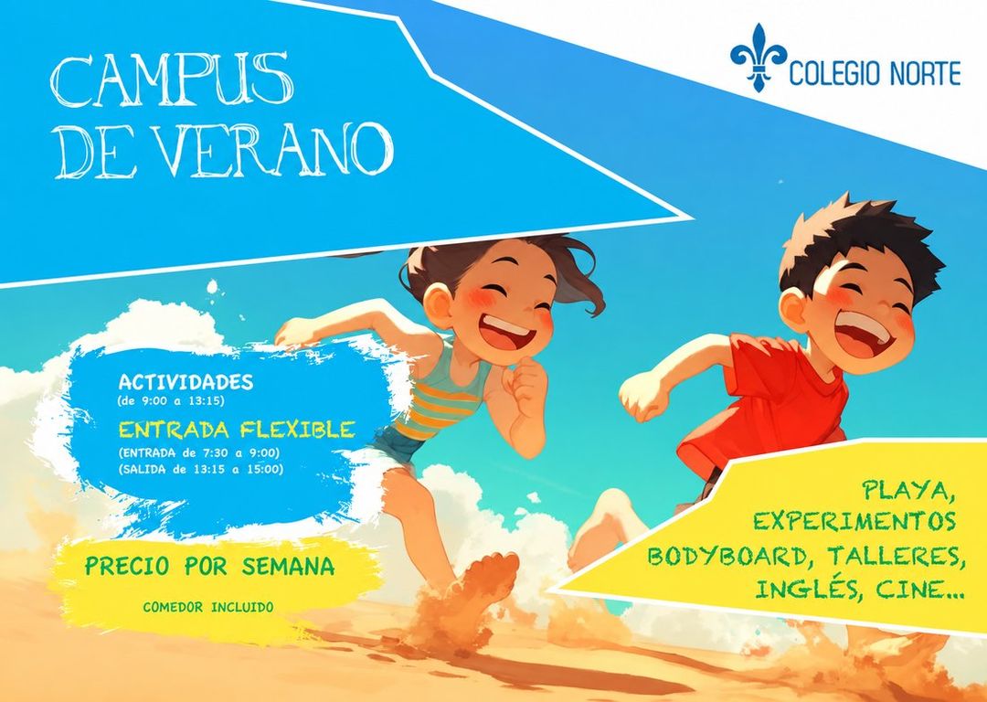 Campus de Verano del Colegio Norte — actividades, playa, experimentos y talleres